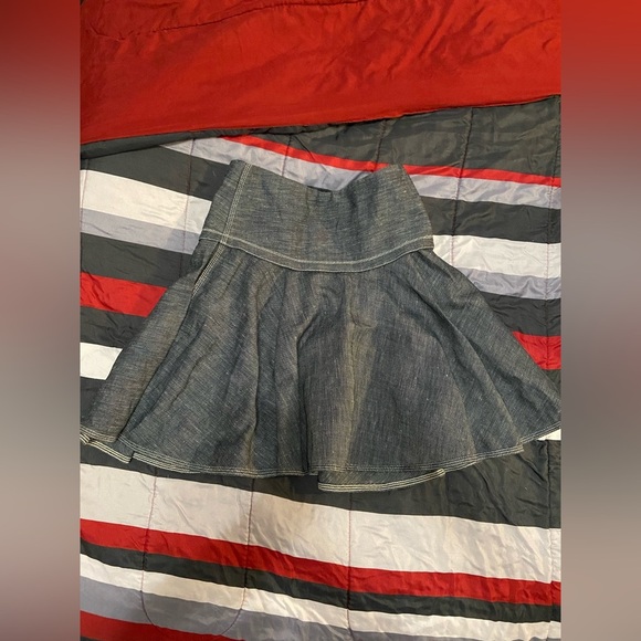 Rag & Bone Denim Flare Skirt - Size 0 - Picture 1 of 3